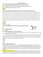 CÂU HỎI ÔN TẬP BỘ MÔN VI SINH