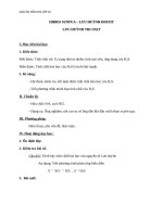 Giáo án Hóa học 10 bài 32: Hiđro sufua, Lưu huỳnh đioxit, Lưu huỳnh trioxit