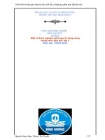 Mot so kinh nghiem giao duc KNS trong mon dao duc lop2 