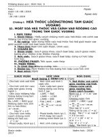 Giáo án hình học khối 9