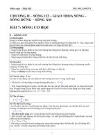 TỔNG HỢP CÔNG THỨC GIẢI NHANH VỀ SÓNG CƠ HỌC CHI TIẾT NHẤT