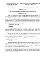 Ke hoach cong tac phong tranh ung pho thien tai va tim kiem cuu nan nam hoc 20182019 