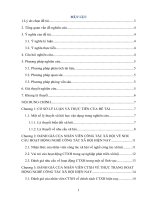 Đánh giá về nhu cầu và thực trạng hoạt động Công tác xã hội qua ý kiến của nhân viên công tác xã hội trên địa bàn Hà Nội