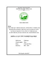 Thực hiện quy trình chăm sóc, nuôi dưỡng và phòng trị bệnh đường sinh dục trên đàn lợn nái sinh sản nuôi tại trang trại Bảy Tuân, Công ty TNHH Bảo Lộc, xã Tiên Phương  huyện Chương Mỹ  thành phố Hà Nội (Khóa luận tốt nghiệp)