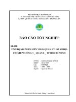 ỨNG DỤNG PHẦN MỀN VILIS QUẢN LÝ HỒ SƠ ĐỊA CHÍNH PHƯỜNG 3 _ QUẬN 8 _ TP.HỒ CHÍ MINH