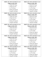 phieu bau BCH chi doan 