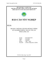 ĐO ĐẠC THÀNH LẬP BẢN ĐỒ ĐỊA CHÍNH XÃ LỢI BÌNH NHƠN, THỊ XÃ TÂN AN TỈNH LONG AN