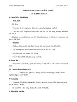 Giáo án Hóa học 10 bài 32: Hiđro sufua, Lưu huỳnh đioxit, Lưu huỳnh trioxit