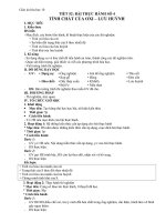 Giáo án Hóa học 10 bài 31: Thực hành tính chất của oxi, lưu huỳnh