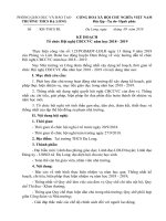 Ke hoach to chuc hoi nghi CBCCVC nam hoc 2018  2019 