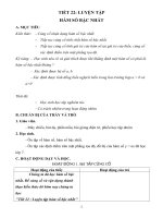 tiet22  Luyện tập hàm số bậc nhất