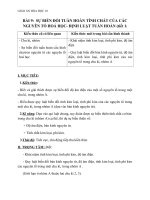 Giáo án Hóa học 10 bài 9: Sự biến đổi tuần hoàn tính chất của các nguyên tố hóa học. Định luật tuần hoàn