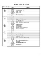 giáo án tuần 3 lớp 3