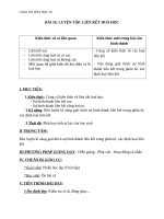 Giáo án Hóa học 10 bài 16: Luyện tập liên kết hóa học