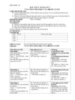 Giáo án Hóa học 10 bài 28: Thực hành tính chất hóa học của Brom và Iot