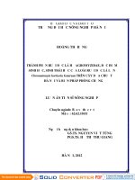 Thành phần ruồi đục lá họ Agromyzidae, đặc điểm sinh học, sinh thái học của loài ruồi đục lá lớn Chromatomyia horticola Goureau trên cây dưa chuột ở Hà Nội và biện pháp phòng chống (Luận án tiến sĩ)