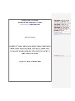 Nghiên cứu đặc điểm hang động trong hệ thống dòng chảy ngầm tại khu vực ma lé, đồng văn, hà giang nhằm đánh giá tiềm năng du lịch và khả năng cấp nước 