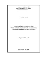 Đặc điểm lâm sàng, cận lâm sàng và kết quả điều trị bệnh nhân có hội chứng chồng lấp hen  BPTNMT tại Thái Nguyên (Luận văn thạc sĩ)