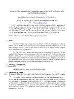 XỬ lý SIÊU âm THỊT QUẢ dâu tằm (MORUS ALBA) để sản XUẤT nước QUẢ GIÀU các CHẤT CHỐNG OXY hóa 