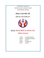 Mạch đếm xe dùng LED hồng ngoại( Có file mạch mô phỏng).