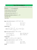 Tập xác định của hàm số mũ