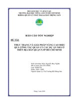 THỰC TRẠNG VÀ GIẢI PHÁP NÂNG CAO HIỆU QUẢ CÔNG TÁC QUẢN LÝ CÁC DỰ ÁN NHÀ Ở TRÊN ĐỊA BÀN QUẬN 9,TP HỒ CHÍ MINH