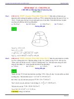 Bài tập thực tê nón- trụ -cầu ( mức độ 3)