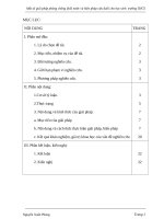 SKKN Một số giải pháp phòng chống đuối nước và biện pháp cứu đuối cho học sinh trường THCS