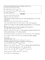 CHỨNG MINH PHƯƠNG TRÌNH CÓ NGHIỆM TT