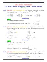 Phương trình đường thẳng đi qua một điểm và có một vecto chỉ phương hoặc song song với một đường thẳng khác