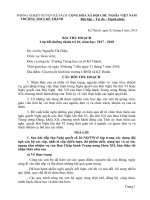 BÀI THU HOẠCH CHÍNH TRỊ hè 2018 (2)