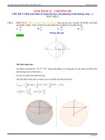 bài toán thức tế (chọn hệ trục, tìm phương tình đường cong....) mức độ 3