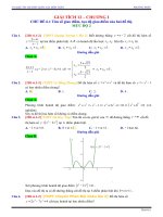 tìm số giao điểm, tọa độ giao điểm của hai đồ thị