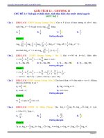 tính giá trị biểu thức, tính theo biến cho trước chưa logarit