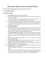 Đề cương ôn tập môn lịch sử văn minh thế giới