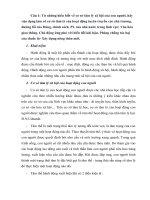 Bài tập môn tâm lý học trong hoạt động tư tưởng