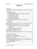 Báo cáo thực tập tổng hợp: Tình hình kinh doanh của công ty May 19/5