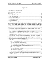 Phân tích và đánh giá rủi ro tỷ giá trong hoạt động kinh doanh ngoại hối của Ngân hàng thương mại cổ phần các doanh nghiệp ngoài quốc doanh Việt Nam – VPBank