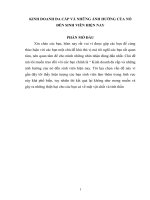 Kinh doanh đa cấp và những ảnh hưởng của nó đến sinh viên hiện nay