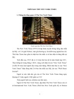 Môn truyền thông quốc tế   tìm hiểu về THỜI BÁO THE NEW YORK TIMES