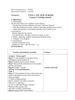 Grade 6- Unit 1- Getting started