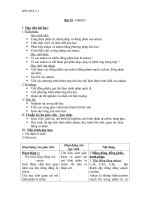 Giáo án Hóa học 11 bài 29: Anken