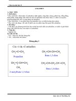 Giáo án Hóa học 11 bài 30: Ankađien