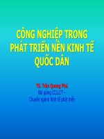 Đề cương hướng dẫn công nghiệp trong phát triển nền KTQD cao cấp lý luận chính trị