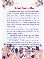 Đánh giá chất lượng dịch vụ tiệc buffet sáng tại khách sạn hương giang resort  spa huế