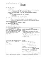 Giáo án Hóa học 11 bài 32: Ankin