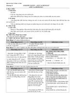 Giáo án Hóa học 11 bài 45: Axit Cacboxylic