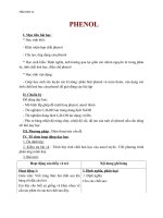 Giáo án Hóa học 11 bài 41: Phenol