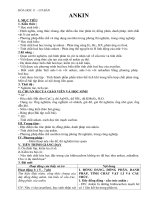Giáo án Hóa học 11 bài 32: Ankin