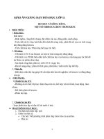 Giáo án Hóa học 11 bài 35: Benzen và đồng đẳng. Một số Hiđrocacbon khác